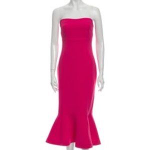 Cinq a Sept Cocktail Luna Dress Pink Fushia Size 2